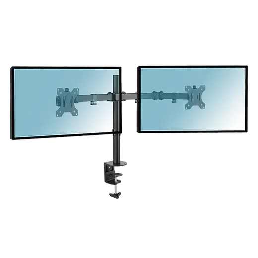 Kimex International Support à pincer/à percer 2 écrans - 13" 32", vue 1
