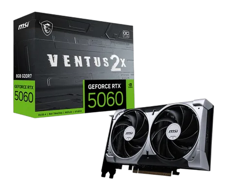MSI Nvidia GeForce RTX 5060 8G VENTUS 2X OC