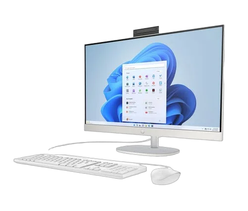 HP 27-cr0042nf - 27" FHD R5-7520U 16Go 512Go W11 Blanc, vue 7