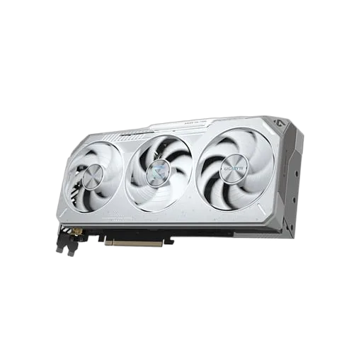 Gigabyte Radeon 9070 XT GAMING OC Ice 16Go V1 Blanc, vue 3