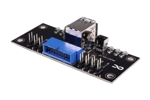 Alphacool Front I/O-Panel avec USB 3.0 pour Rack 1U, vue 2