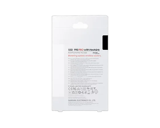 Samsung 990 PRO Dissipateur 4To M.2, vue 9