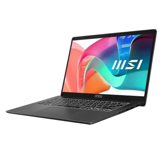 MSI Modern 14 F1MG - 14" FHD Core 5 120U 16Go 512Go W11P avec clavier rétroéclairé, vue 2