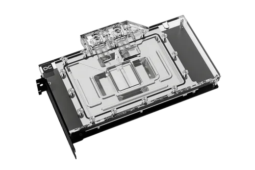 Alphacool Eisblock Aurora Acryl RTX4080 AMP Trinity + BackP, vue 4