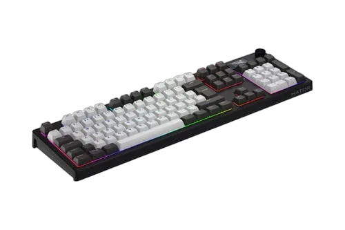 Hator Skyfall 100 Pro - Mécanique - Sans-Fil - RGB - Noir/Gris, vue 4