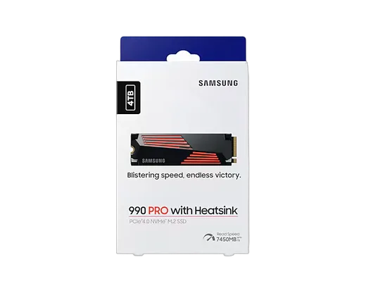 Samsung 990 PRO Dissipateur 4To M.2, vue 8