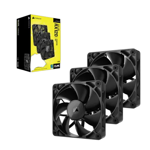 Corsair iCUE LINK RX120 - Kit de démarrage - Noir