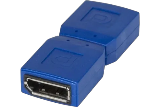Adaptateur DisplayPort femelle/femelle, vue 1