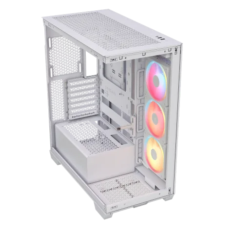 Corsair 3500X LX-R RGB ICUE LINK Blanc - MT/Sans Alim/E-ATX, vue 9