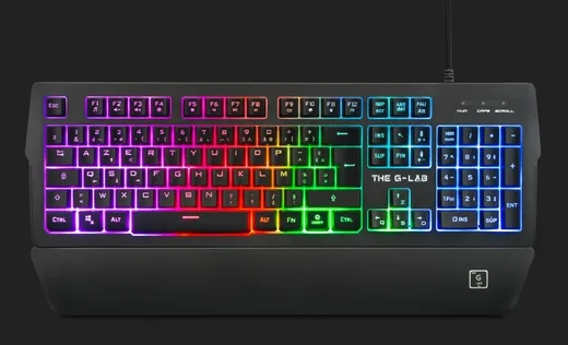 The G-LAB Keyz Palladium - Mécanique - Filaire - RGB - Noir
