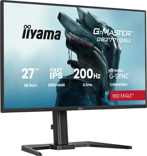Iiyama G-Master GB2771QSU-B1 - 27" WQHD 200Hz Fast IPS 0.5ms avec Pivot G-Sync Adaptive Sync-Seconde Vie-Tr, vue 4