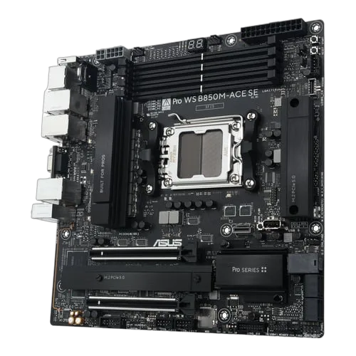 Asus Pro WS B850M-ACE SE, vue 4