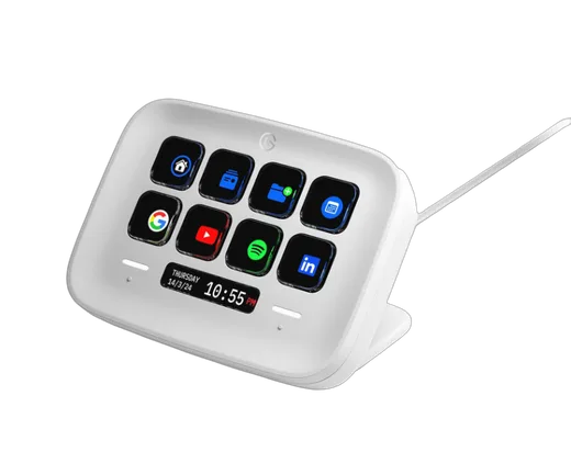 Elgato Stream Deck Neo - Blanc, vue 3