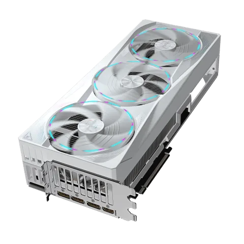 Gigabyte AORUS GeForce RTX 5090 STEALTH ICE 32G, vue 3