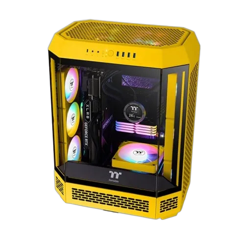 Thermaltake CT120 EX Reverse ARGB (Pack de 3x120mm) - Jaune, vue 2