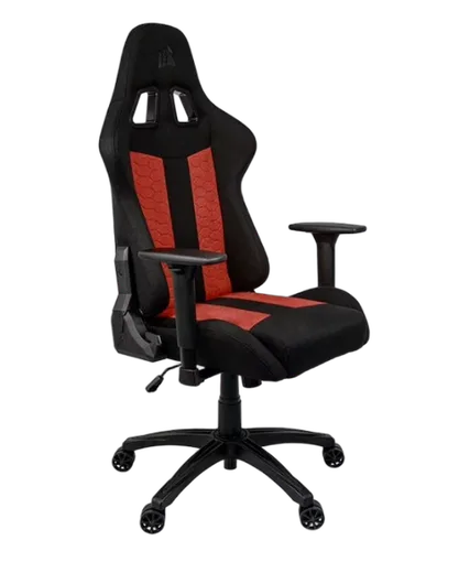 Corsair TC100 RELAXED Fabric - Noir et Rouge, vue 2