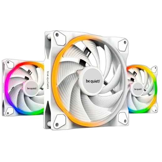 be quiet! Pack de 3 Light Wings 120mm PWM ARGB High Speed Blanc-Seconde Vie, vue 1