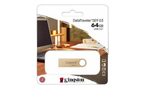Kingston Clé 64Go USB 3.2 Datatraveler DTSE9G3/64Go, vue 3