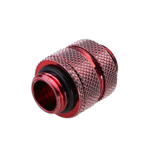 CONSTRUCTEUR Fitting Femelle/Femelle télescopique droit rouge - 14mm, vue 1