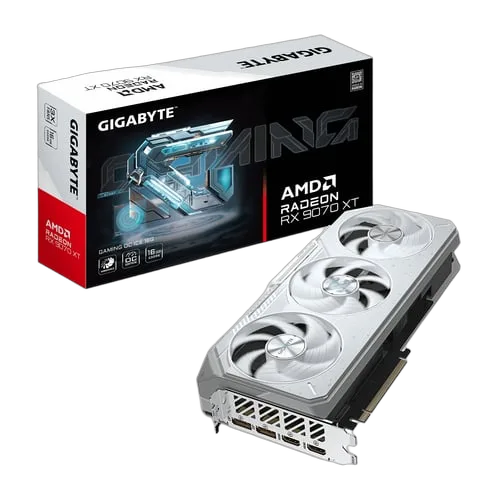 Gigabyte Radeon 9070 XT GAMING OC Ice 16Go V1 Blanc