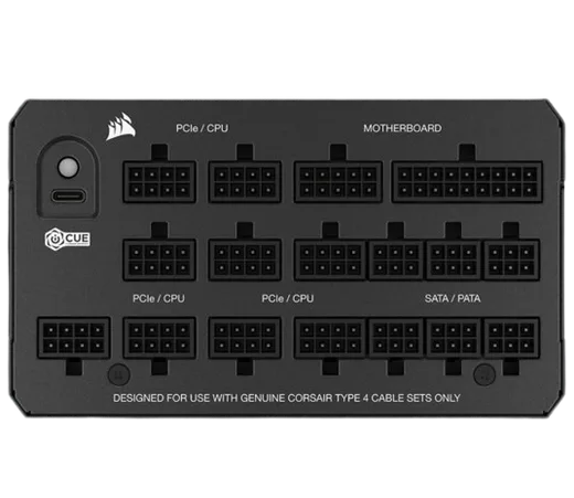 Corsair ATX 1200W - 80+ Platinum - HX1200i C14 Version Noir