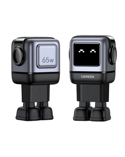 UGREEN Chargeur secteur robot 3 ports - 65W - Gris/Noir