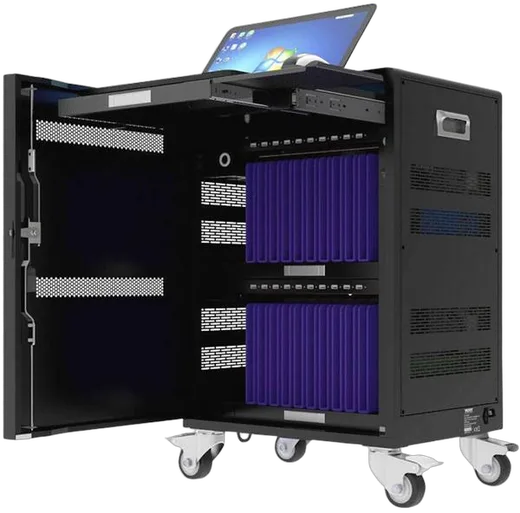 Port Cabinet de charge 20 tablettes + 1 notebook (17"), vue 2