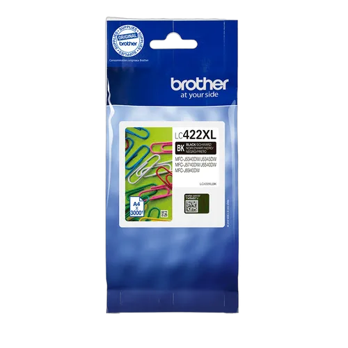 Brother LC422XLBK Noire, vue 4