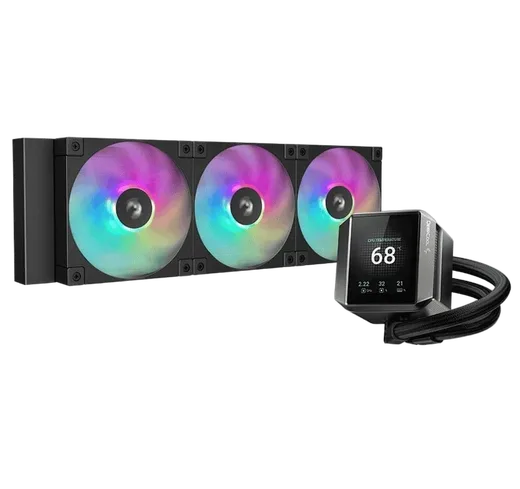 Deepcool CG530U Noir + Mystique 360 ARGB, vue 8