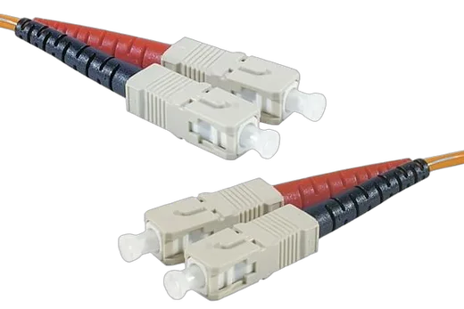 Cordon fibre optique OM2 SC/SC 50/125, vue 1
