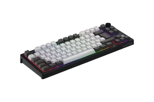 Hator Skyfall 80 Pro TKL - Mécanique - Sans-Fil - RGB - Gris/Noir, vue 4
