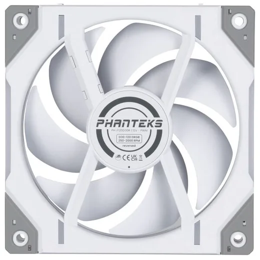 Phanteks D30 Reverse White (Pack de 3x120 mm) D-RGB, vue 5