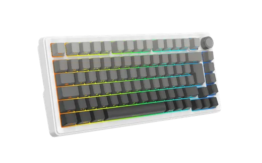 The G-LAB Keyz Elite 300 GRW 75% - Mécanique - Sans-Fil - RGB - Gris/Blanc, vue 10