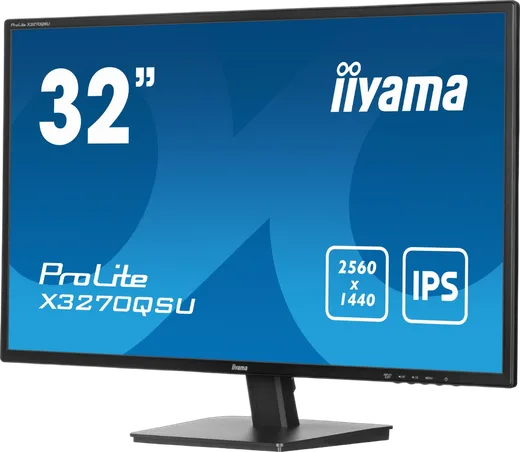 Iiyama PROLITE X3270QSU-B1 - 31.5" QHD 100Hz IPS 3ms HUB USB Adaptive Sync