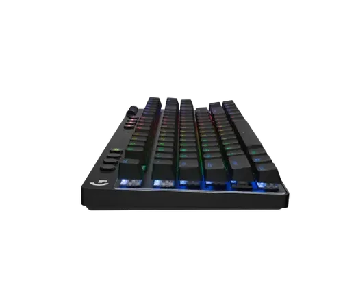 Logitech Pro X - TKL - Mécanique Tactile - Sans fil - RGB - Noir, vue 3