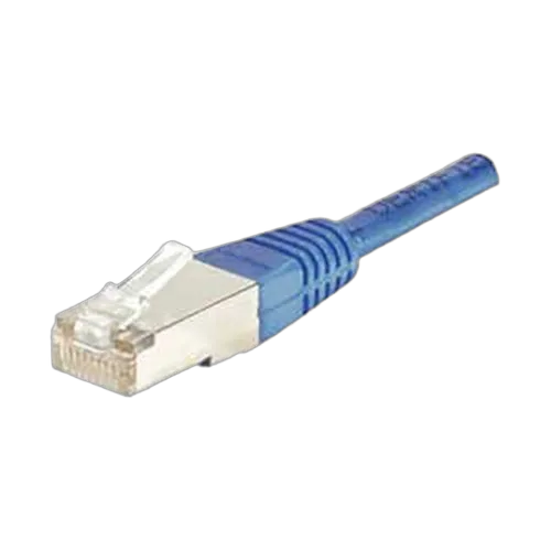 Cordon Cat 6, 4P Moule 2.00 m F/UTP Bleu, vue 1