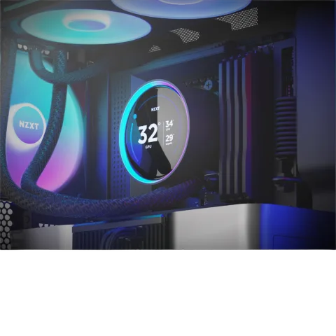 NZXT Kraken Elite 420 RGB V2 - 420mm - Noir, vue 11
