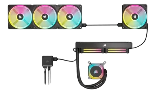 Corsair iCUE LINK QX120 RGB 120mm PWM Expansion Kit Noir, vue 2