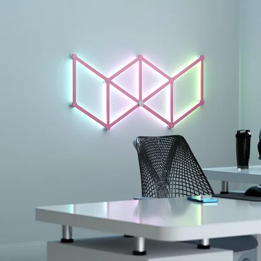 Nanoleaf Lines Skin Rose Mate - 9 pièces, vue 5