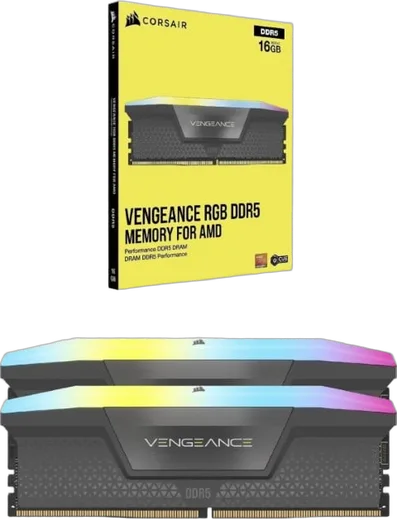 Corsair Vengeance RGB 32Go (2x16Go) DDR5 6000Mhz, vue 3