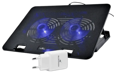Bluestork Support ventilé 17" + Chargeur USB-C GaN 20W