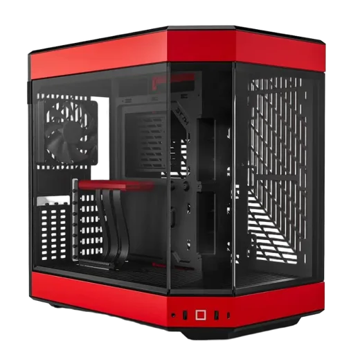 Hyte Y-60 Rouge - MT/Sans alim/ATX