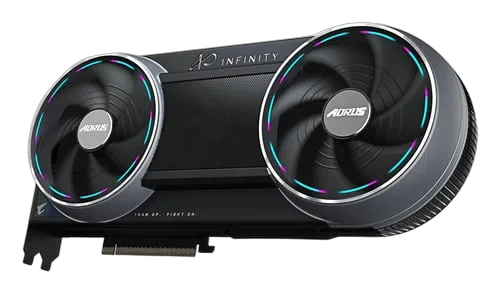 Gigabyte AORUS GeForce RTX 5090 INFINITY 32G, vue 3