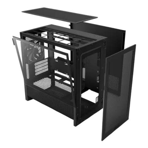 NZXT H3 Flow Noir - MT/Sans Alim/mATX, vue 7