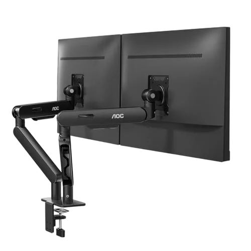 AOC Double Bras à ressort mécanique à gaz de 27" à 34" VESA 100x100 Max, vue 5