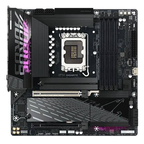 Gigabyte B860M A ELITE WIFI6E-Seconde Vie, vue 2