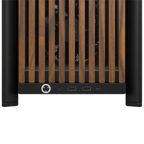 Corsair FRAME 4000D WOOD RS Noir - MT/Sans Alim/E-ATX, vue 8