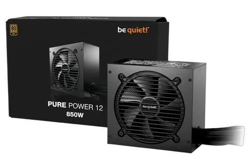 be quiet! ATX 850W - 80+ Gold - Pure Power 12 Noir