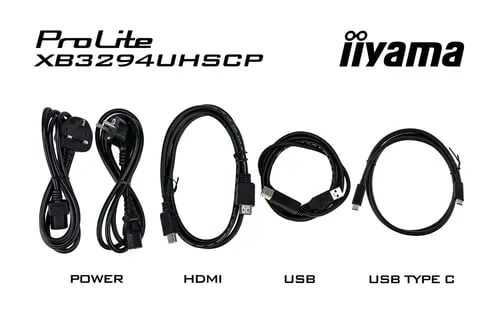 Iiyama Prolite XB3294UHSCP-B1 - 31,5" 4K 60Hz VA 2ms Pivot Adaptive Sync FreeSync, vue 11