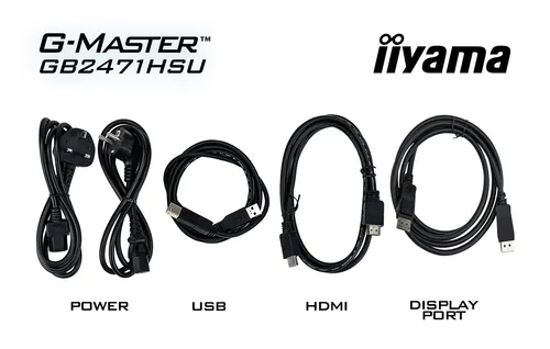 Iiyama GB2471HSU-B1 - 23.8" FHD 240Hz Fast-IPS 0.3ms USB-C G-SYNC, vue 7